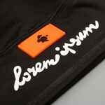 Лейбл из ПВХ DZETA, XS, оранжевый неон