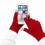 Перчатки сенсорные REAL TALK, красные, размер S\M