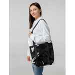 Шопер CLARITY с черным органайзером, прозрачный