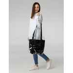 Шопер CLARITY с черным органайзером, прозрачный