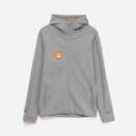 Лейбл тканевый EPSILON, S, оранжевый неон