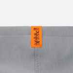 Лейбл тканевый EPSILON, S, оранжевый неон