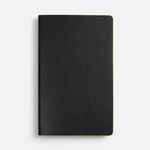 Ежедневник TRAIT, недатированный, черный с желтым