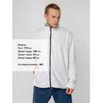 Куртка флисовая унисекс MANAKIN, белая, размер XS/S