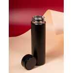 Смарт-бутылка с заменяемой батарейкой LONG THERM, черная