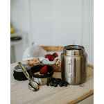 Термос для еды JERRYCAN 700, вакуумный, стальной матовый