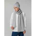 Шарф NOBILIS, белый с серым