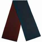 Шарф NOBILIS, бирюзовый с терракотовым