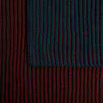 Шарф NOBILIS, бирюзовый с терракотовым