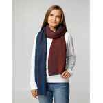 Шарф NOBILIS, бирюзовый с терракотовым