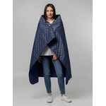 Плед-пончо для пикника SNAPCOAT, синий