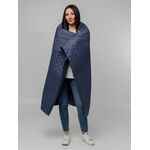 Плед-пончо для пикника SNAPCOAT, синий