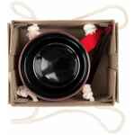 Набор COLOR BLOCK: кружка и ручка, красный с черным