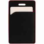 Чехол для пропуска MULTIMO, черный с красным