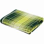 Плед DUOTONE, зеленый с белым