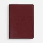 Ежедневник NEBRASKA FLEX, недатированный, бордовый с золотистым