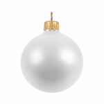 Елочный шар GALA MATT в коробке, 6 см, белый