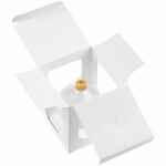 Елочный шар GALA MATT в коробке, 8,5 см, белый