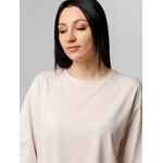 Футболка унисекс оверсайз STREET VIBES, бежевая, размер XS/S