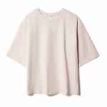 Футболка унисекс оверсайз STREET VIBES, бежевая, размер XS/S