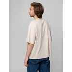 Футболка унисекс оверсайз STREET VIBES, бежевая, размер XS/S