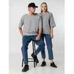 Футболка унисекс оверсайз STREET VIBES, серая, размер XS/S