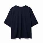 Футболка унисекс оверсайз STREET VIBES, темно-синяя, размер XS/S