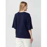 Футболка унисекс оверсайз STREET VIBES, темно-синяя, размер XS/S