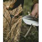 Многофункциональная ручная лопата HIKE AND DIG, серебристая