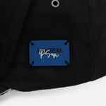 Бейсболка CLASSIC, черная с белым кантом