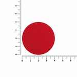 Наклейка тканевая LUNGA ROUND, M, красная