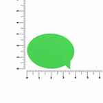 Наклейка тканевая LUNGA BUBBLE, M, зеленый неон