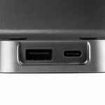 Зарядная станция с часами E-STORE для смартфона, часов и наушников, черная