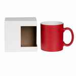 Коробка для кружки с окном CUPCASE, белая