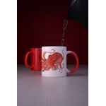 Кружка «Хамелеон», глянцевая, красная