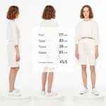 Шорты J3, молочно-белые, размер XS/S