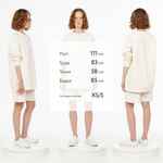 Свитшот унисекс S1, молочно-белый, размер XS/S