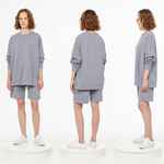 Свитшот унисекс S2, серый, размер M/L