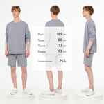 Свитшот унисекс S2, серый, размер M/L