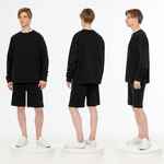 Свитшот унисекс S2, черный, размер XS/S