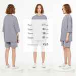 Футболка унисекс T1, серая, размер XS/S