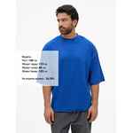 Футболка унисекс T1, синяя, размер XS/S