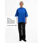 Футболка унисекс T1, синяя, размер XS/S