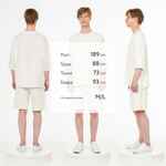 Футболка унисекс T1, молочно-белая, размер XS/S