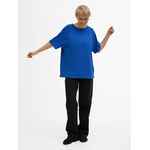 Футболка унисекс T2, синяя, размер XS/S