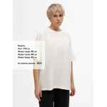 Футболка унисекс T2, молочно-белая, размер XS/S