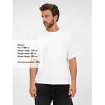 Футболка оверсайз унисекс LEGACY, белая, размер XS