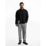 Рубашка поло оверсайз с длинным рукавом HERITAGE, черная, размер S