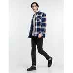 Куртка-рубашка оверсайз унисекс NOAH, синяя, размер XS/S