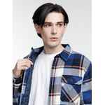 Куртка-рубашка оверсайз унисекс NOAH, синяя, размер XS/S